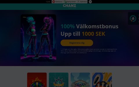 Chanz Casino kampanj